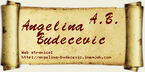 Angelina Budečević vizit kartica